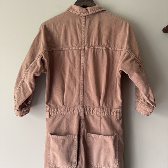 FREE PEOPLE SAMMIE DENIM COVERALL JUMPSUIT SIZE SMALL - Picture 4 of 11